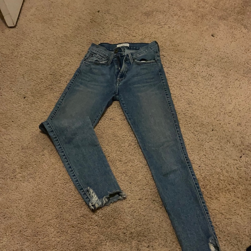 James Jeans Twiggy Ankle Cropped Denim Pant